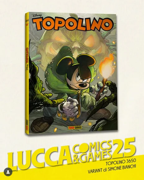 Topolino 3650 Variant Cover Lucca Comics & Games 2025