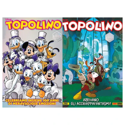 Topolino libretto 3502 -  Doppia Cover - Edizione Speciale Disney100