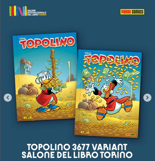 Topolino libretto n. 3677 Variant Cover Effetto Lenticolare Edizione Speciale SalTo26 Salone del Libro Torino 2026