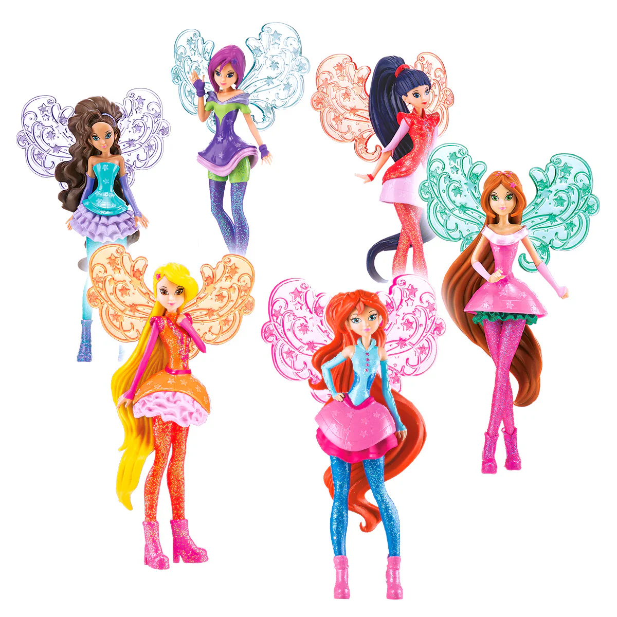 Winx Club da Collezione COSMIX Action Figure Bambola di Bloom Flora Aisha Musa