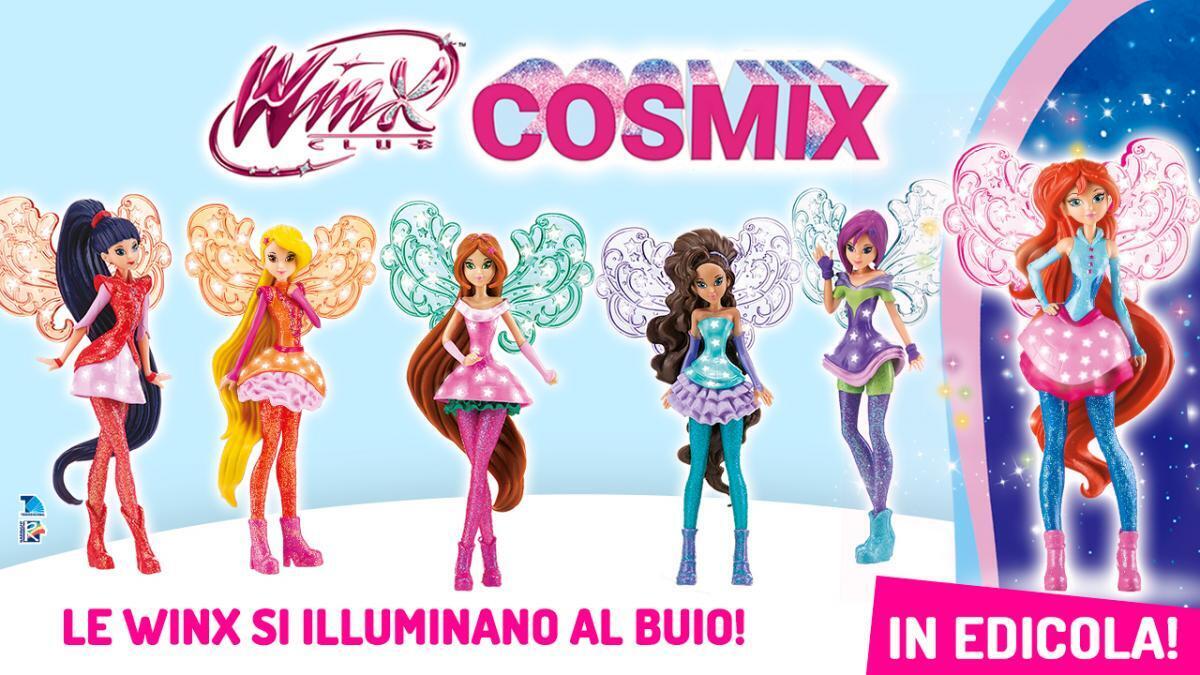 Winx Club da Collezione COSMIX Action Figure Bambola di Bloom Flora Aisha Musa - Image 3