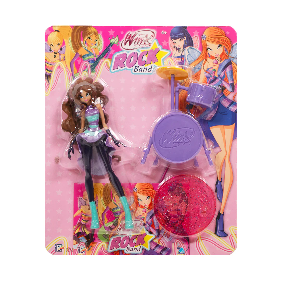 Personaggi Winx Club da Collezione ROCK BAND Action Figure Bambola di Bloom Flora Aisha Musa - Image 2