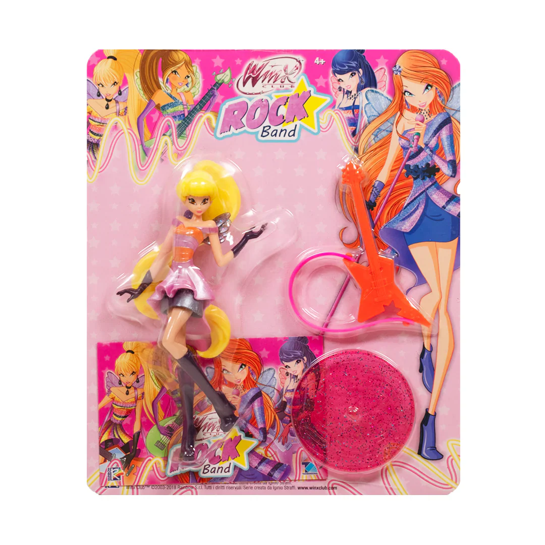 Personaggi Winx Club da Collezione ROCK BAND Action Figure Bambola di Bloom Flora Aisha Musa - Image 4