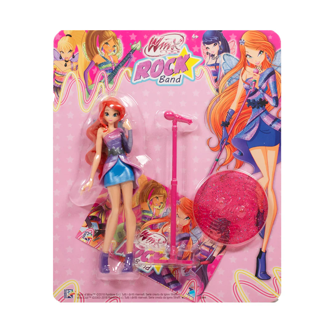 Personaggi Winx Club da Collezione ROCK BAND Action Figure Bambola di Bloom Flora Aisha Musa - Image 6
